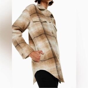 Wilfred Plaid Beige Ganna Jacket